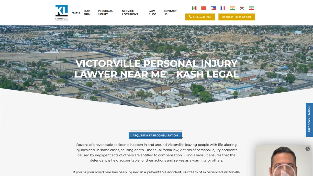 Kash Legal Group - Victorville Personal Injury and Accident Lawyers - Victorville, CA office in Victorville, California