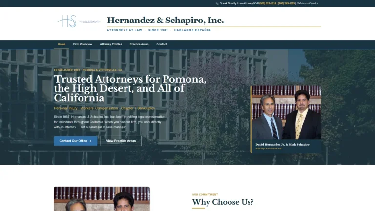 HERNANDEZ & SCHAPIRO Law - Victorville, CA - Attorney in Victorville