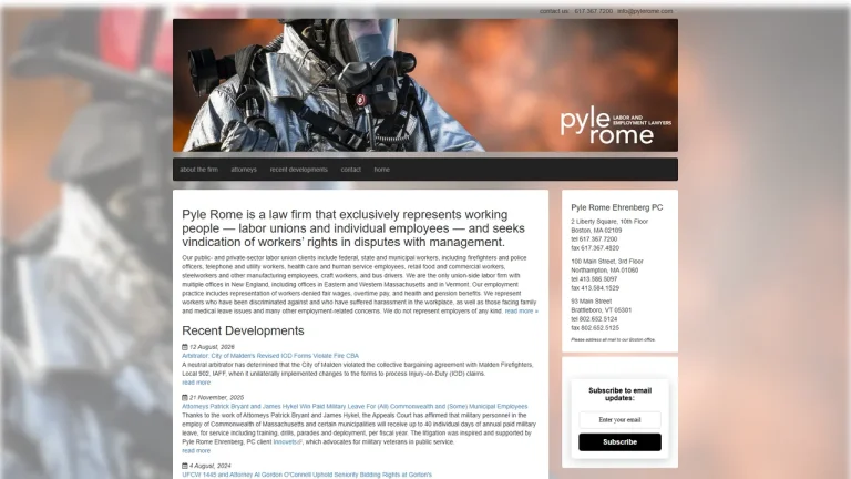 Pyle Rome Ehrenberg PC - Boston, MA - Attorney in Boston