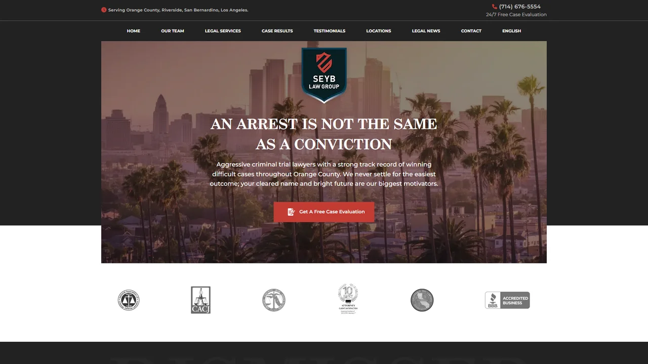 Seyb Law Group - DUI & Criminal Attorneys - Tustin, CA office in Tustin, California