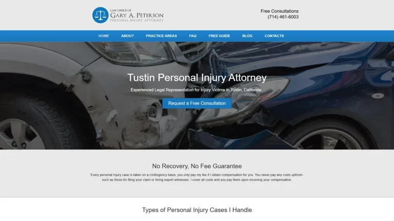 Gary A. Peterson | Tustin Personal Injury Attorney - Tustin, CA - Attorney in Tustin