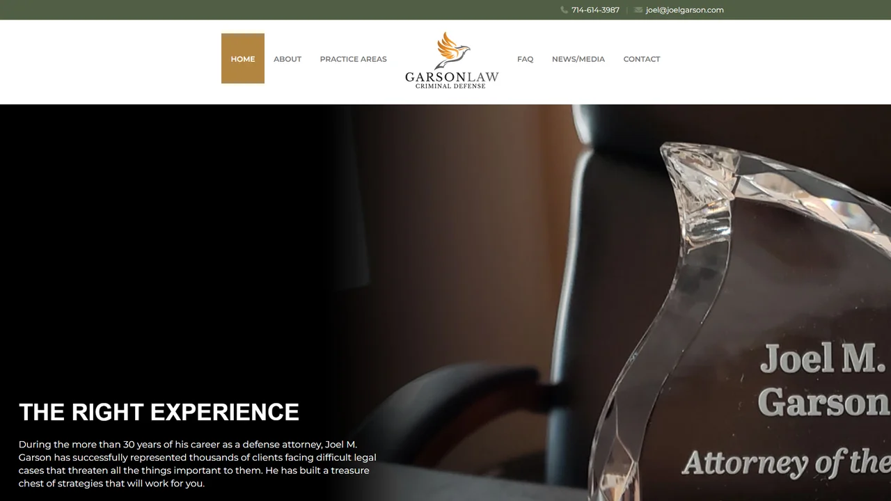 Joel M Garson Attorney - Tustin, CA office in Tustin, California