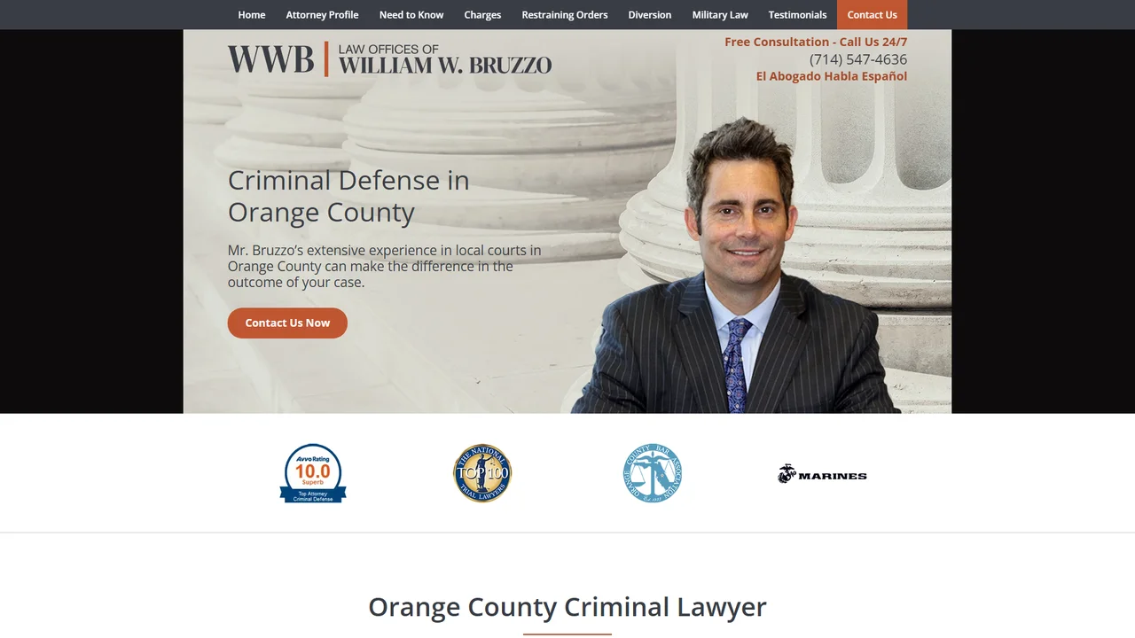 Law Offices of William W. Bruzzo - Tustin, CA office in Tustin, California