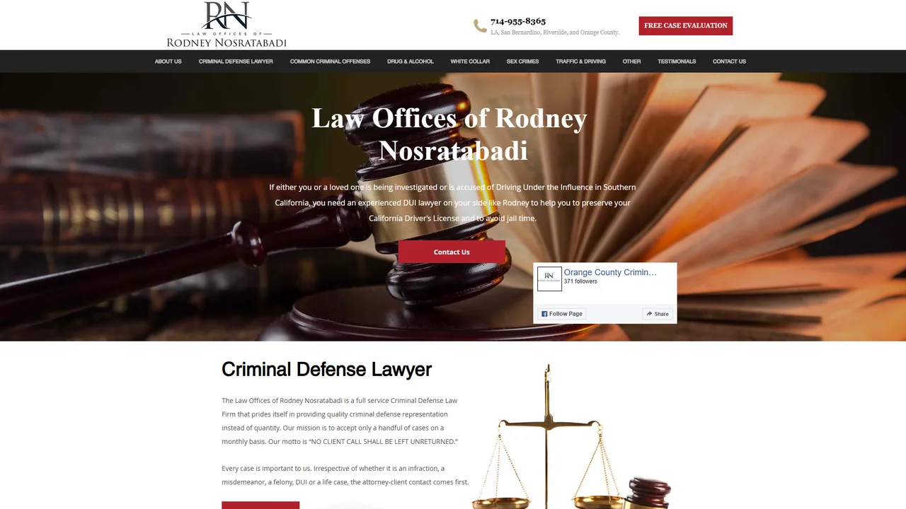 Law Offices of Rodney Nosratabadi - Tustin, CA office in Tustin, California