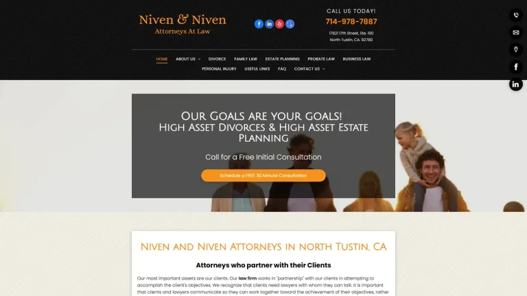 Niven and Niven Attorneys at Law - Tustin, CA - Attorney in Tustin