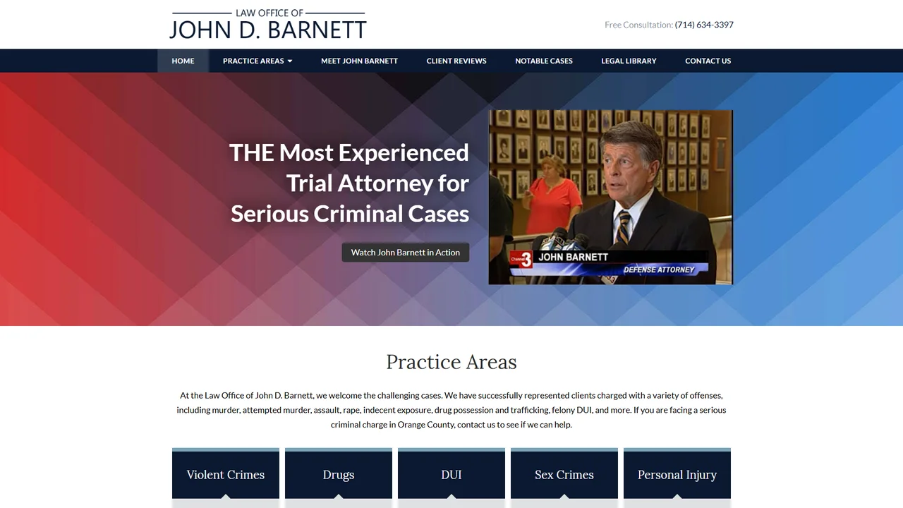 Law Office of John D. Barnett - Tustin, CA office in Tustin, California