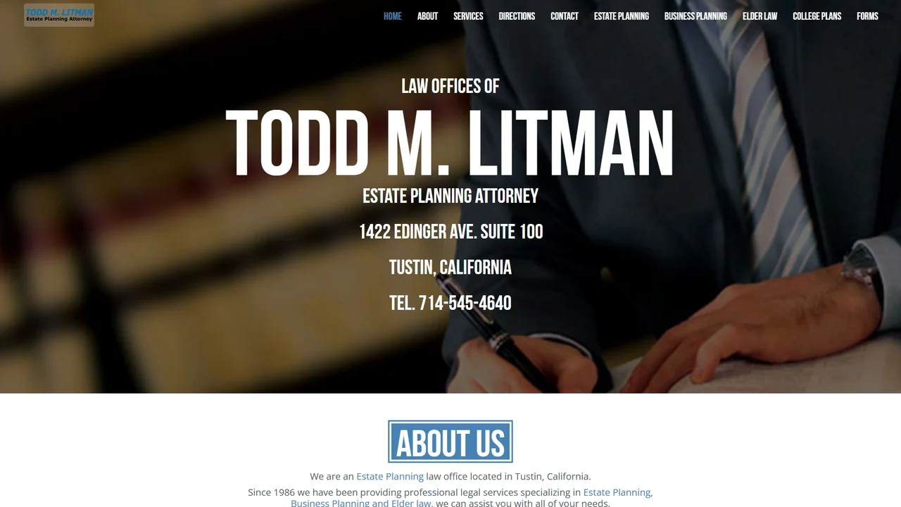 Todd Litman - Tustin, CA office in Tustin, California