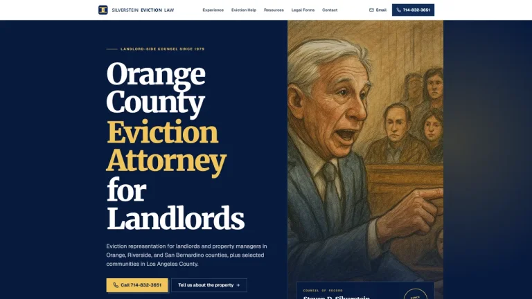 Silverstein Eviction Law - Tustin, CA - Attorney in Tustin