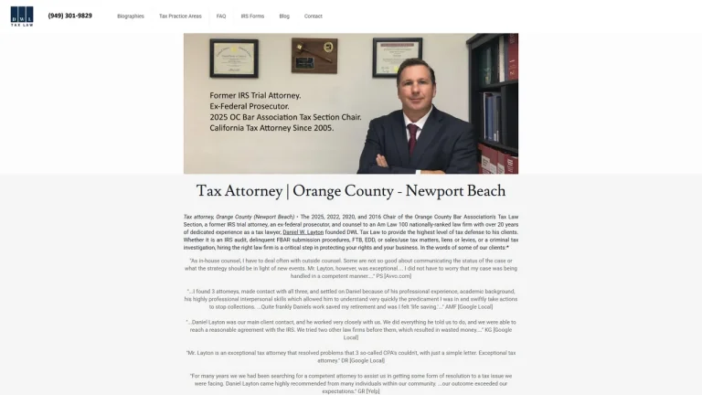 DWL Tax Law - Tustin, CA - Attorney in Tustin