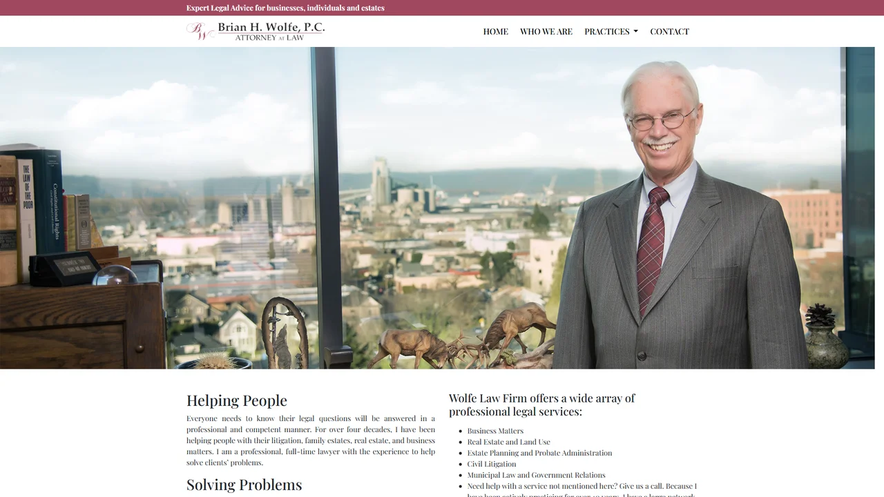 Brian H. Wolfe, P.C. Attorney At Law - Vancouver, WA office in Vancouver, Washington