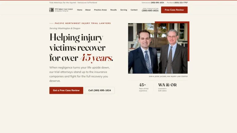 NW Injury Law Center - Vancouver, WA - Attorney in Vancouver