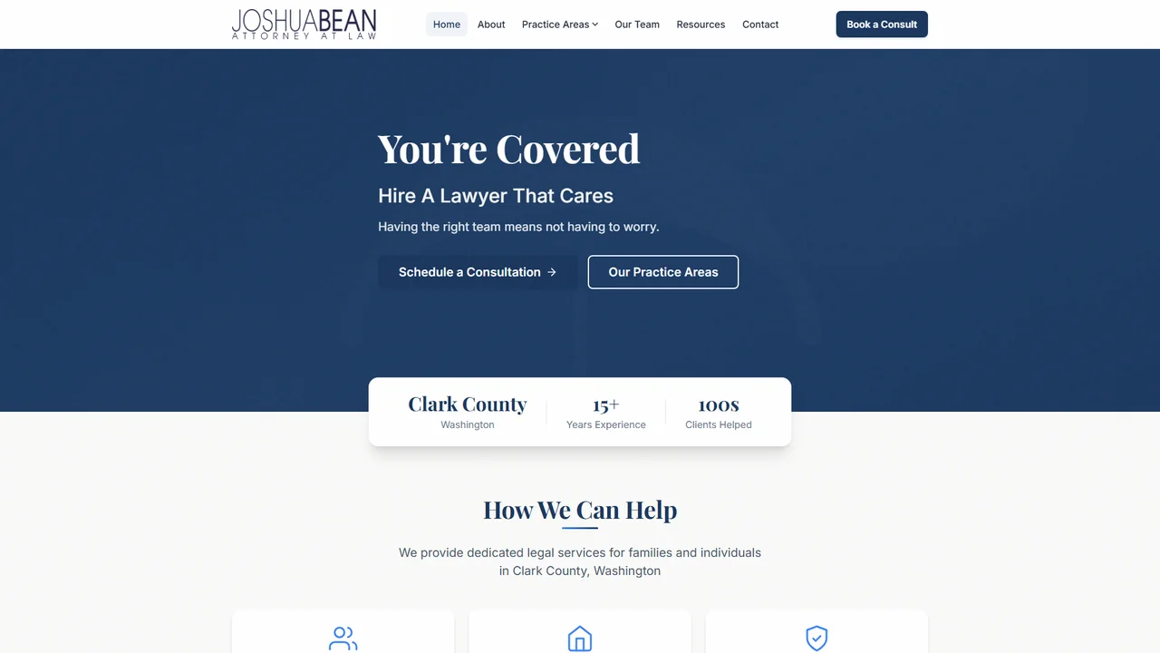 Joshua J. Bean, PLLC - Vancouver, WA office in Vancouver, Washington