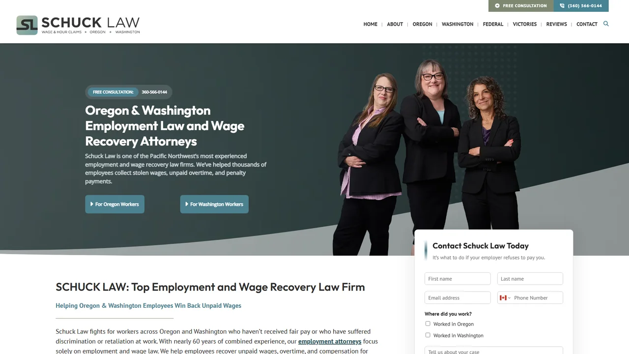 Schuck Law, LLC - Vancouver, WA office in Vancouver, Washington