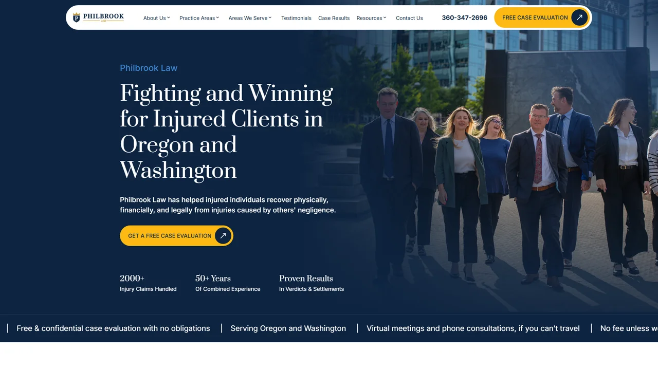 Philbrook Law, Accident and Injury Lawyers - Vancouver, WA office in Vancouver, Washington
