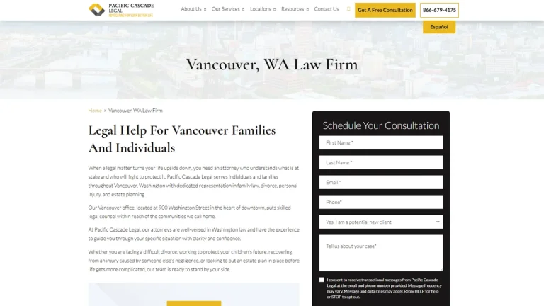 Pacific Cascade Legal - Vancouver, WA - Attorney in Vancouver