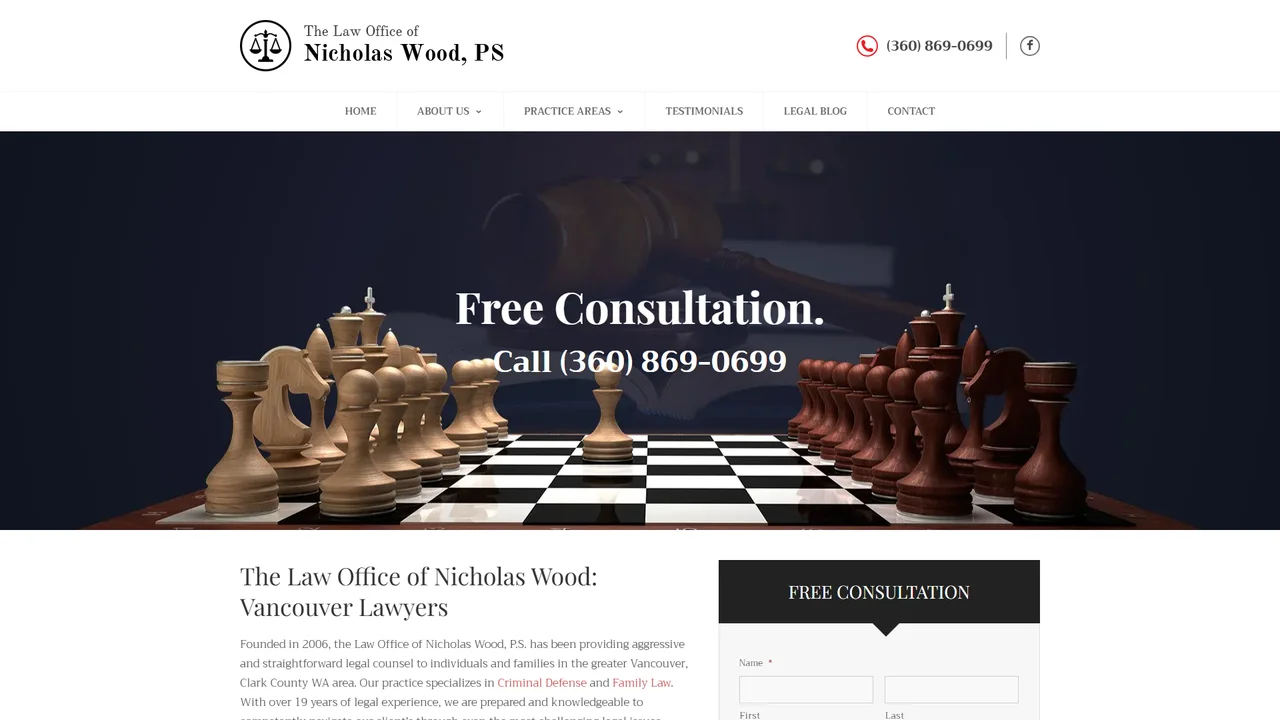The Law Office of Nicholas Wood - Vancouver, WA office in Vancouver, Washington