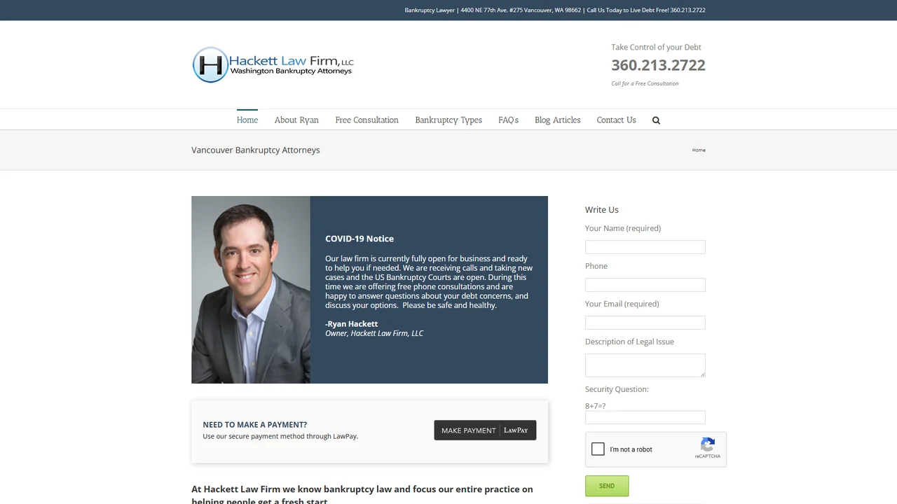 Hackett Law Firm - Vancouver, WA office in Vancouver, Washington