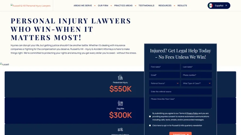 Russell & Hill - Injury & Accident Attorneys - Vancouver, WA - Attorney in Vancouver