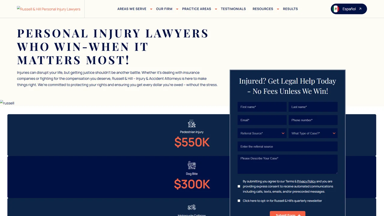 Russell & Hill - Injury & Accident Attorneys - Vancouver, WA office in Vancouver, Washington