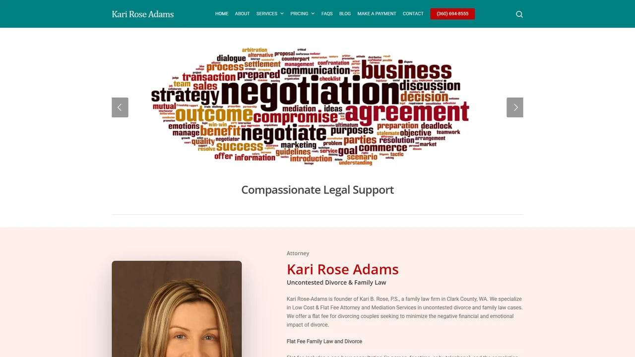 Attorney Kari Rose-Adams - Uncontested Divorce - Vancouver, WA office in Vancouver, Washington