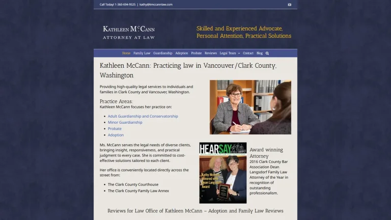 Law Office of Kathleen McCann, P.S. - Vancouver, WA - Attorney in Vancouver