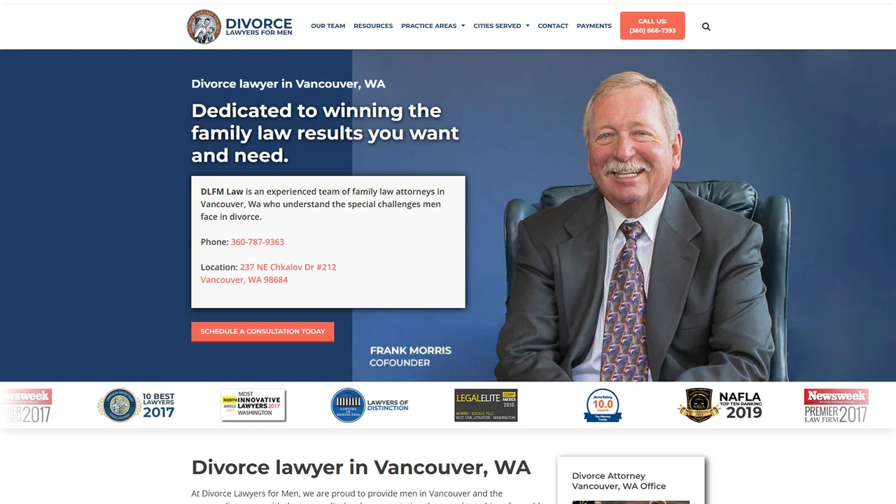 Divorce Lawyers for Men - Vancouver, WA office in Vancouver, Washington