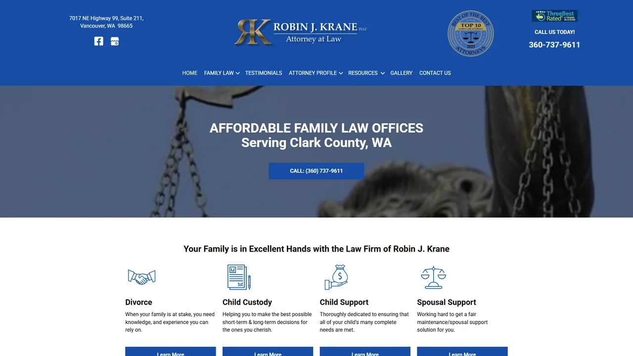 Law Office of Robin J Krane - Vancouver, WA office in Vancouver, Washington