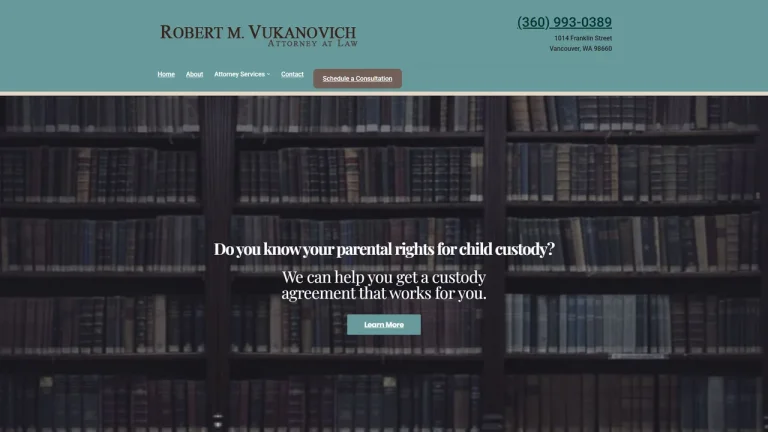 Robert Vukanovich Attorney at Law - Vancouver, WA - Attorney in Vancouver