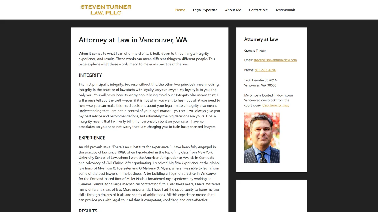 STEVEN TURNER LAW - Vancouver, WA office in Vancouver, Washington