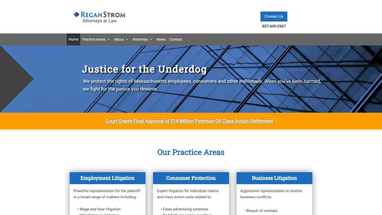 Regan Strom P.C. - Boston, MA office in Boston, Massachusetts