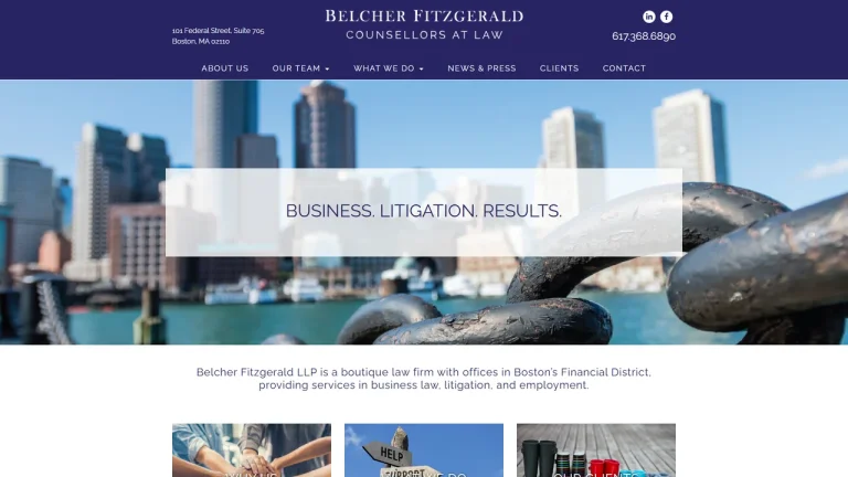 Belcher Fitzgerald LLP - Boston, MA - Attorney in Boston