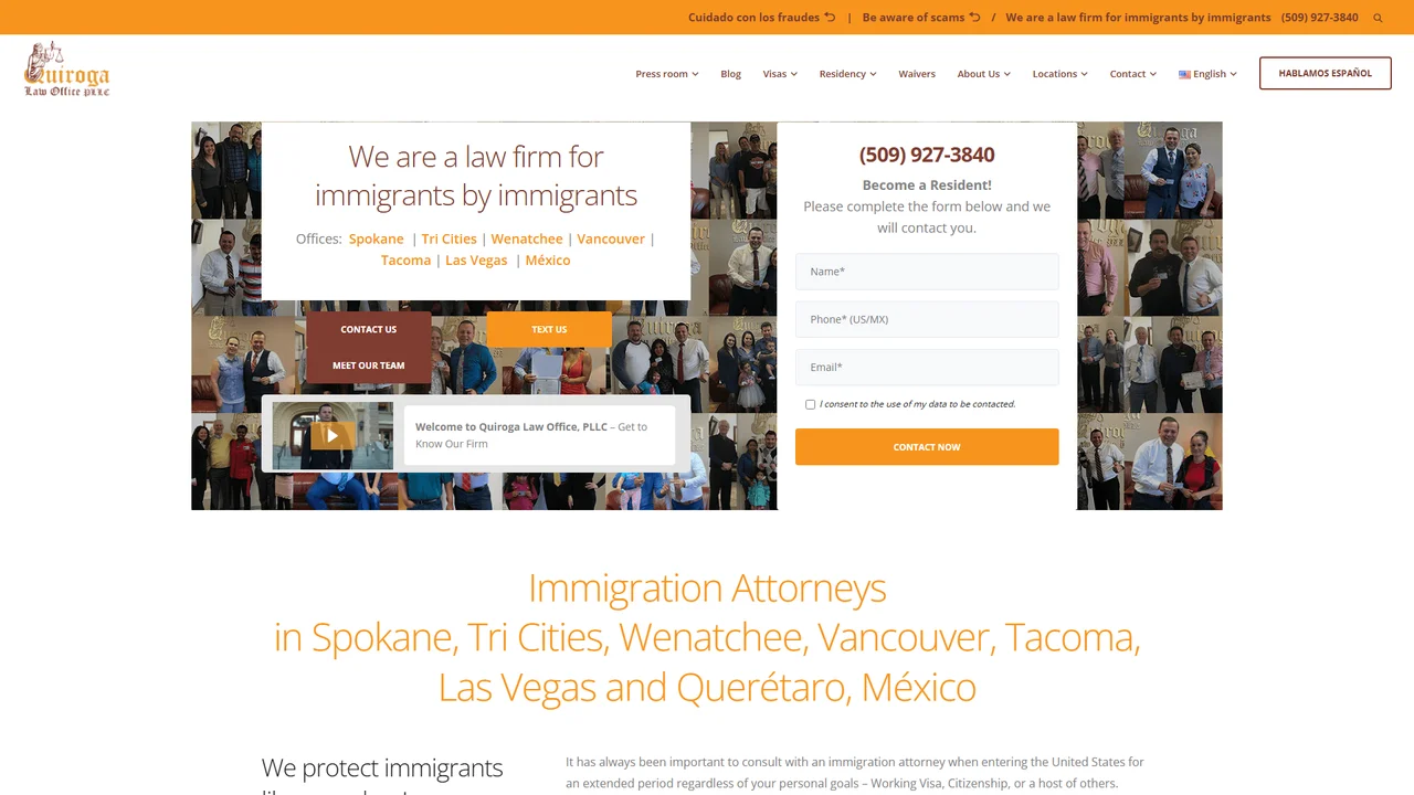 Quiroga Law Office, PLLC - Vancouver, WA office in Vancouver, Washington