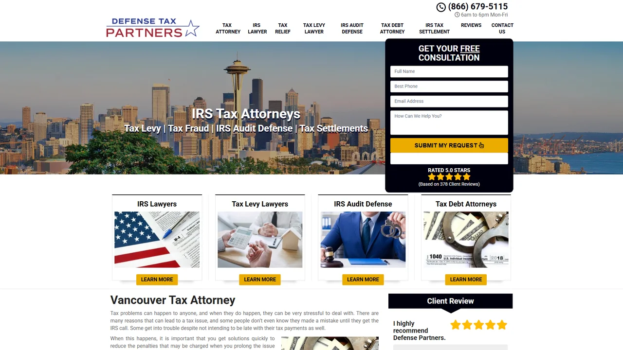 Defense Tax Partners - Vancouver, WA office in Vancouver, Washington