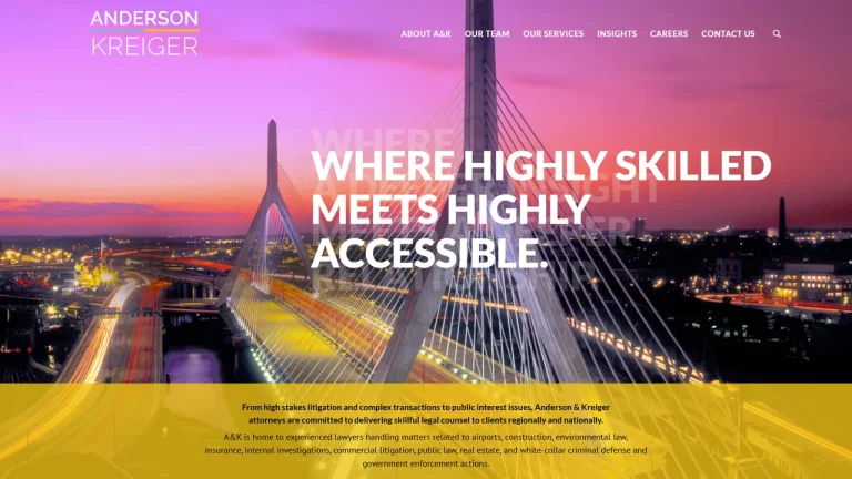 Anderson & Kreiger LLP - Boston, MA - Attorney in Boston
