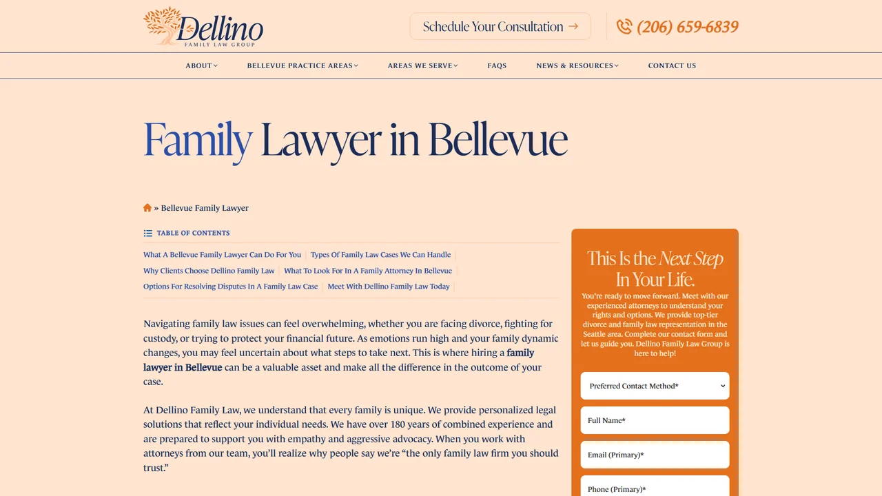 Dellino Family Law Group - Bellevue, WA office in Bellevue, Washington