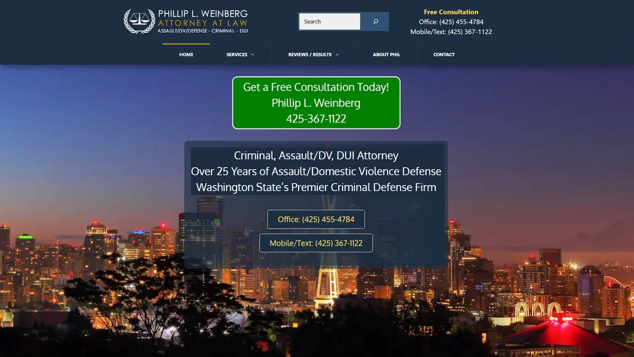 Law Offices of Phillip L. Weinberg - Bellevue, WA office in Bellevue, Washington