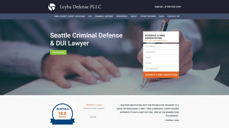 Leyba Defense PLLC - Bellevue, WA - Attorney in Bellevue