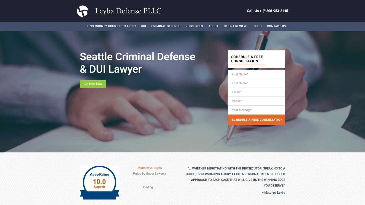 Leyba Defense PLLC - Bellevue, WA office in Bellevue, Washington