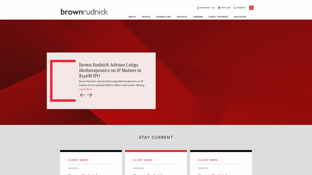 Brown Rudnick LLP - Boston, MA office in Boston, Massachusetts