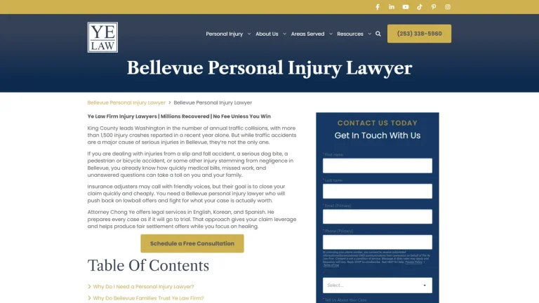 The Ye Law Firm Injury Lawyers - Bellevue, WA - Attorney in Bellevue