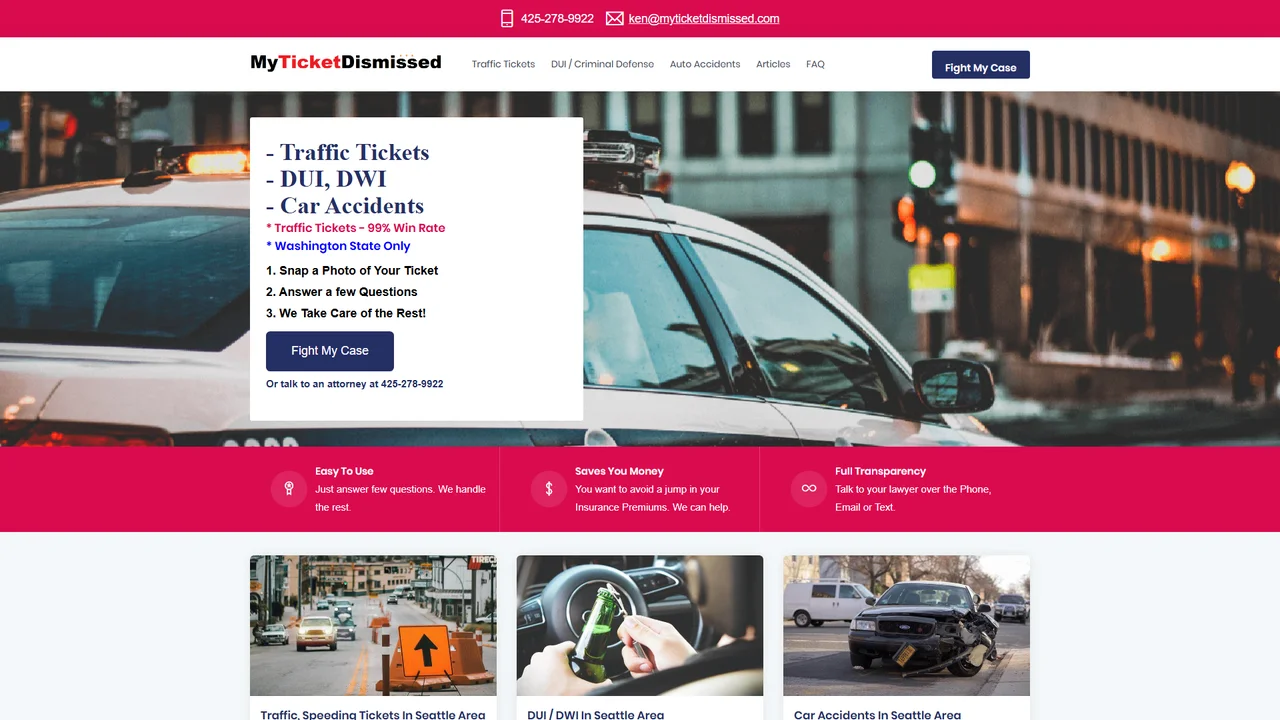 MyTicketDismissed - Bellevue, WA office in Bellevue, Washington