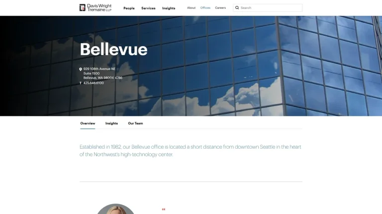 Davis Wright Tremaine LLP - Bellevue, WA - Attorney in Bellevue