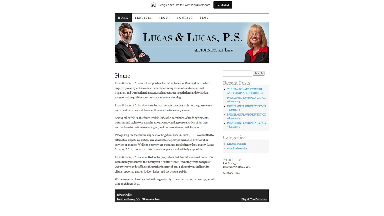 Lucas & Lucas, P.S. Attorneys at Law - Bellevue, WA office in Bellevue, Washington