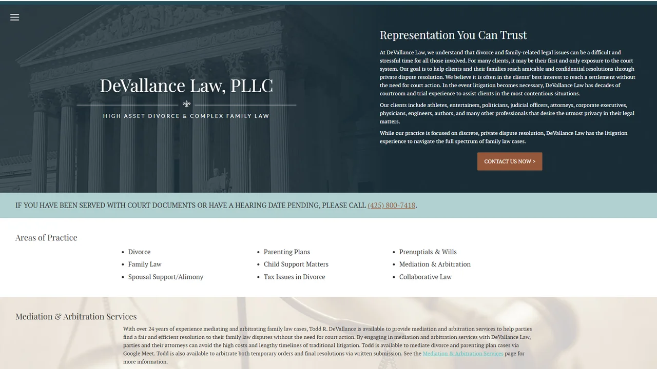 DeVallance Law - Bellevue, WA office in Bellevue, Washington