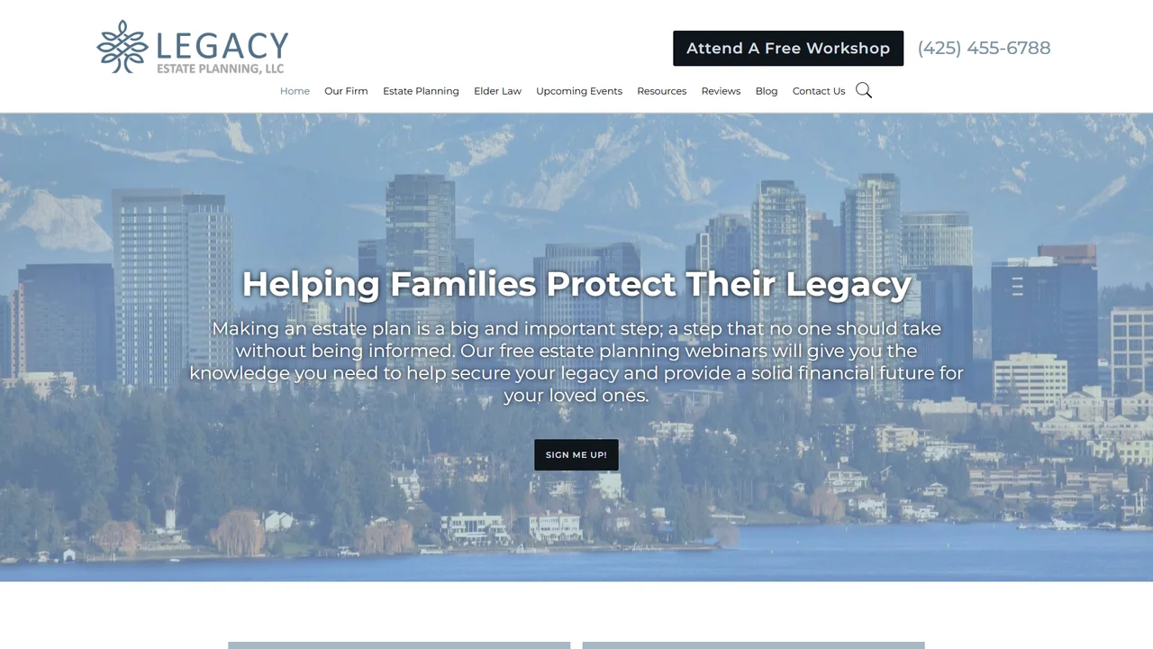 Legacy Estate Planning, LLC (A division of Stephen M. Waltar, PS) - Bellevue, WA office in Bellevue, Washington