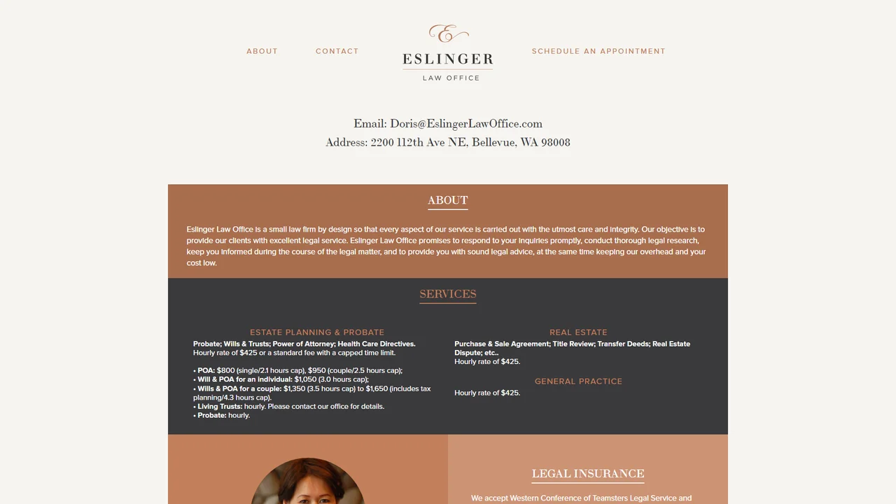 Eslinger Law Office - Bellevue, WA office in Bellevue, Washington