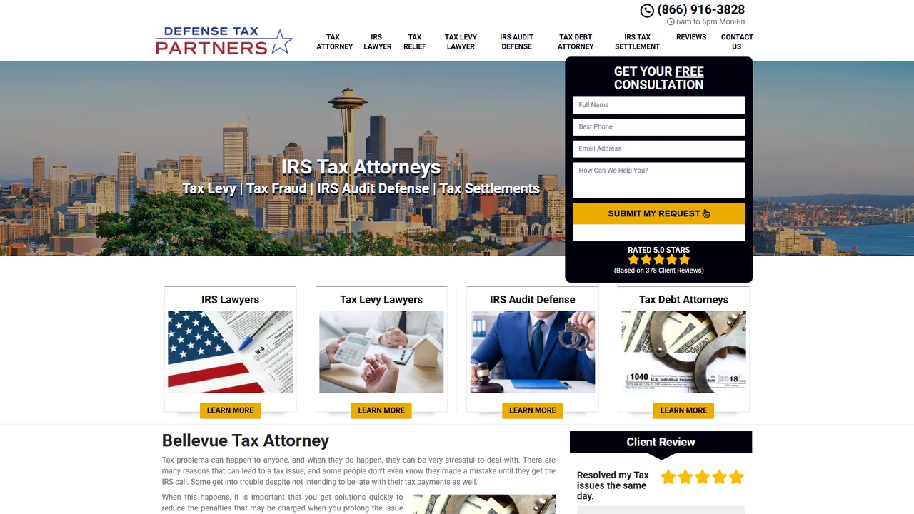 Defense Tax Partners - Bellevue, WA office in Bellevue, Washington