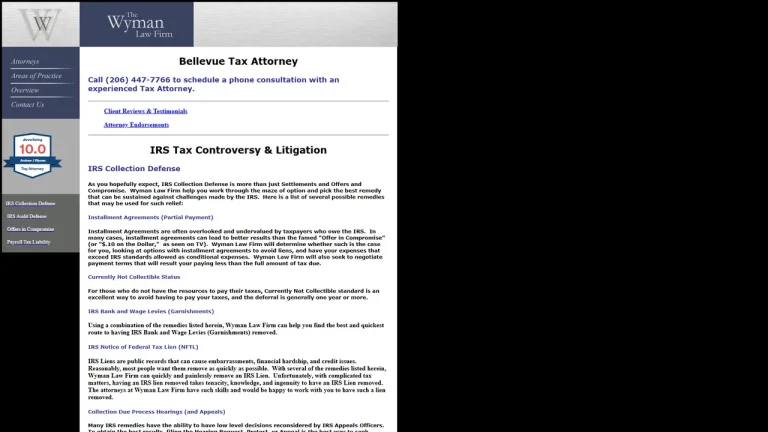 Wyman Law Firm - Bellevue, WA - Attorney in Bellevue