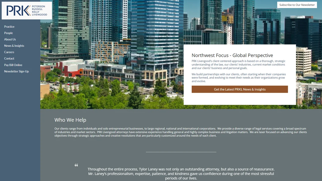 Peterson Russell Kelly PLLC - Bellevue, WA office in Bellevue, Washington
