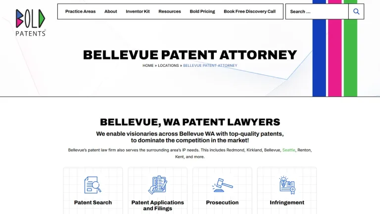 Bold Patents Law Firm - Bellevue, WA - Attorney in Bellevue
